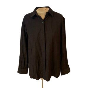 Theory Women's Virgin Wool Classic Shirt